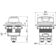 Batterietrennschalter Batteriehauptschalter 100A 12V 24V 32V Kfz Wohnmobil Boot
