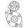 Anlasser passend für JCB 714 36700 8010 8014 8016 8020 mit Perkins Motor
