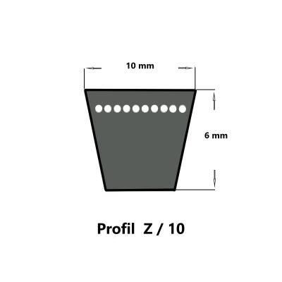 SWR Keilriemen 10x2743