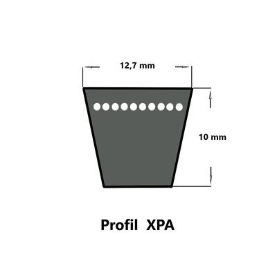 SWR XPA 622 Lw, Schmalkeilriemen, flankenoffen, formgezahnt