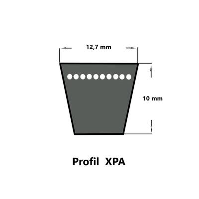 SWR XPA 925 Lw, Schmalkeilriemen, flankenoffen, formgezahnt