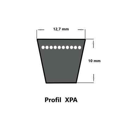 SWR XPA 1157 Lw, Schmalkeilriemen, flankenoffen, formgezahnt