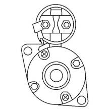 Anlasser passend für TAKEUCHI Minibagger Y129242-77010 S114-883 TB228 TB 230