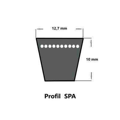 Strongbelt cursus SPA 757 Lw, Schmalkeilriemen, ummantelt