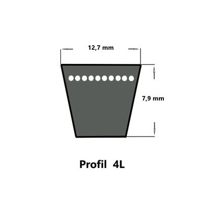 PIX-LawnMaster 4L 550 K, Kupplungskeilriemen