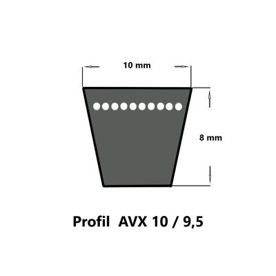 PIX Kfz-Keilriemen AVX10 x 680 La, flankenoffen, formgezahnt