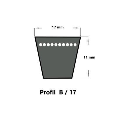CMW Keilriemen B102 - 17 x 2590Li, klassisch