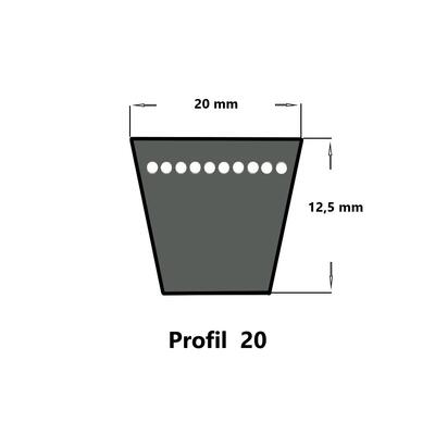 ConCar Keilriemen 20 x 1350 Li, klassisch