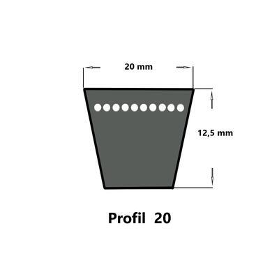 ConCar Keilriemen 20 x 1850 Li, klassisch