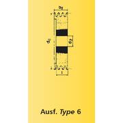 TBSPA112/5 Keilriemenscheibe fr Taperbuchse...