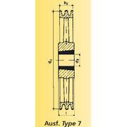 Keilriemenscheibe SPA500-1 fr Taperbuchse 2517