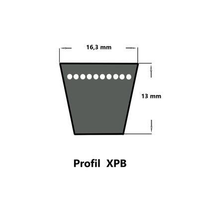 BANDO RED XPB 2360 Lw, Schmalkeilriemen, flankenoffen, formgezahnt