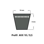 Profilma�e Keilriemen AVX10