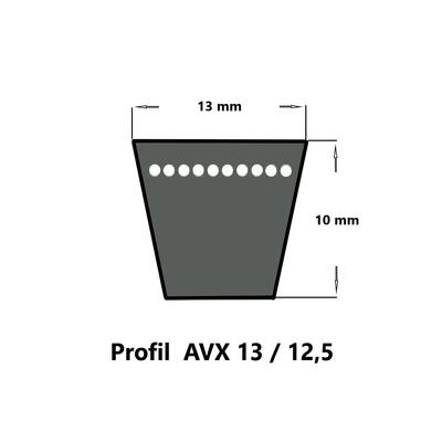 Profilma�e Keilriemen AVX13