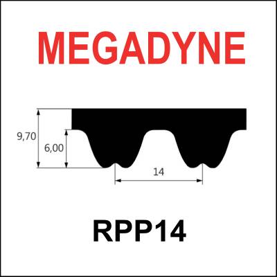 MEGADYNE MEGASYNC™ 1260 RPP14, Breite auswählbar, Zahnriemen