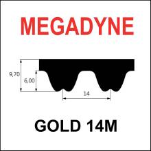 MEGADYNE MEGASYNC™ GOLD, 3360 GLD-14M, Breite...