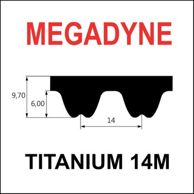 MEGADYNE MEGASYNC&trade; TITANIUM 1960 TTM-14M, Breite auswhlbar, Zahnriemen