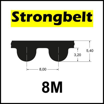 Strongbelt motus Zahnriemen fr Stiga Park 105 Combi Park 105C 4WD Schneidwerk 9585-0165-01