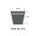 Continental Conti®VX AX44 - 13 x 1148 Ld, Keilriemen, flankenoffen formgezahnt