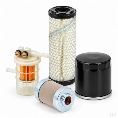 Filter-Set 4-teilig passend für Schaeff HR12 Mitsubishi L3E 1055 / L3E 61KL