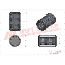 Luftfilter HIFI FILTER SA16056 Hauptfilter 186 mm