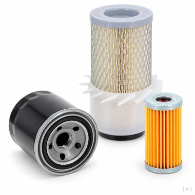 Filter-Set 3-teilig passend für Komatsu PC 05-1 Motor 3D72-F2 Wartungssatz