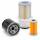 Filter-Set 3-teilig passend für Komatsu PC 05-1 Motor 3D72-F2 Wartungssatz