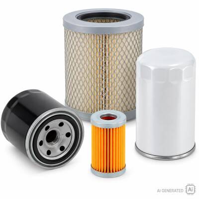 Filter-Set 4-teilig passend für Komatsu PC 05-6 Yanmar Motor Wartungssatz