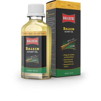 Ballistol ® Balsin 23030 Schaft-Öl Hell, Pflegeöl, Holzbeize, 50 ml Ölflasche