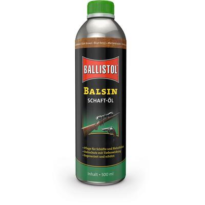 Ballistol ® Balsin 23160 Schaft-Öl Dunkelbraun, Pflegeöl, Holzbeize, 500 ml Ölflasche
