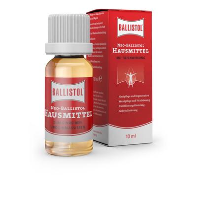 Ballistol ® 26220 Neo-Ballistol Hausmittel, Wundpflege Hautpflege Pflegeöl, Massageöl, 10 ml Flasche