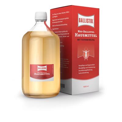 Ballistol ® 26240 Neo-Ballistol Hausmittel, Wundpflege Hautpflege Pflegeöl, Massageöl, 1 Liter Flasche