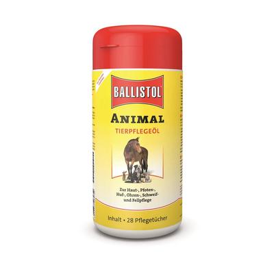 Ballistol  Animal 26575 Tierpflege, Spenderbox mit 28 groen Pflegetchern