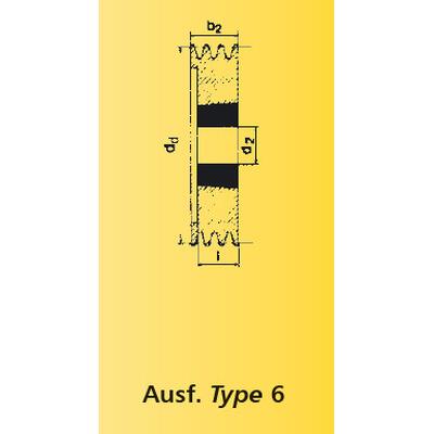 Keilriemenscheibe TB SPB118/2  fr Taperbuchse 1610
