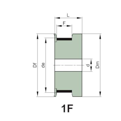 14-3M-9 HTD Zahnriemenscheibe Zahnscheibe 14 Zhne Teilung 3M Breite 9mm